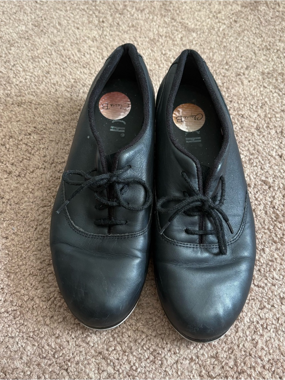 Bloch Shock Wave black leather tap shoes women’s size 5.5M